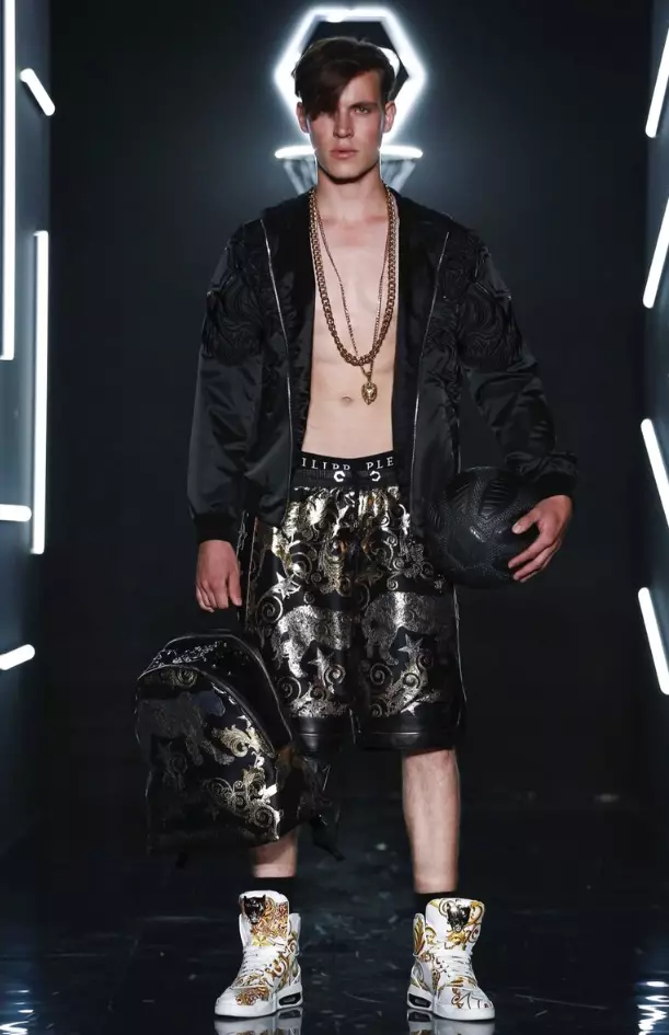 PHILIPP PLEIN MENSWEAR Caij Nplooj Ntoos Hlav 2017 MILAN (50)