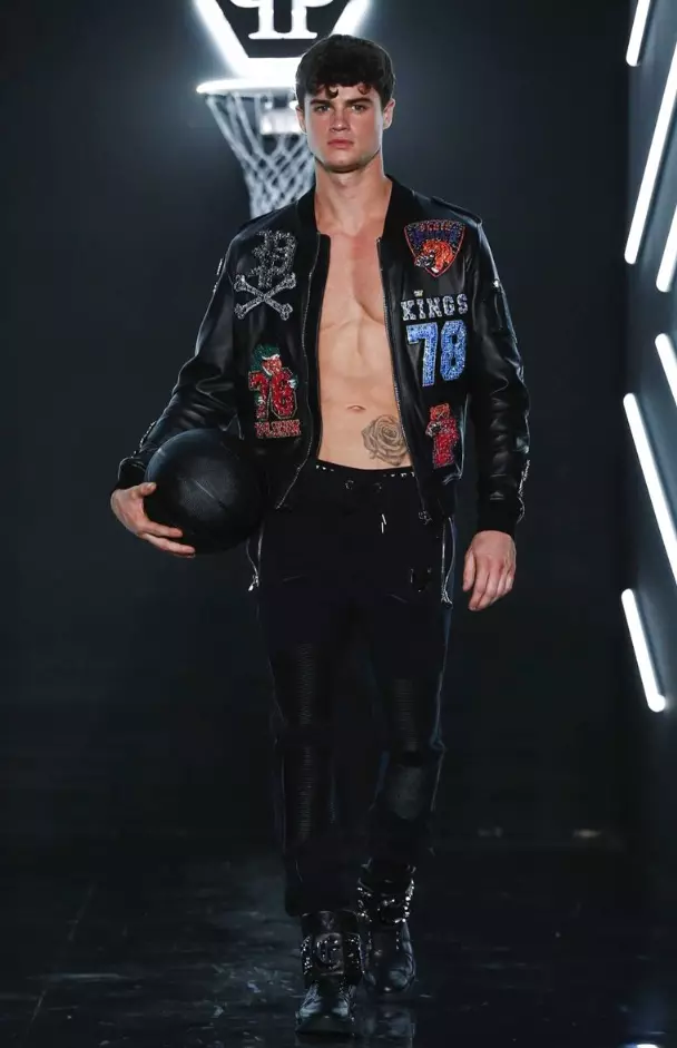 PHILIPP PLEIN ชุดบุรุษฤดูใบไม้ผลิฤดูร้อน 2017 มิลาน (46)