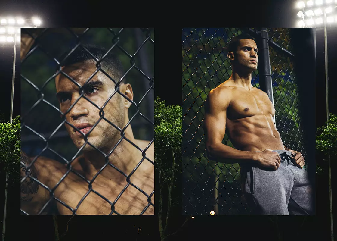 Om gemaklik te voel in sy eie vel Devin Goda by Wilhelmina Models is die nou geskik om sterre in die buitelug in 'n nagtelike veld vas te vang vir Nocturne-vervolgverhaal wat deur Erik Carter vasgevang is.