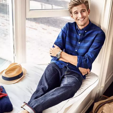 RJ King modeluje nowy lookbook Tommy Hilfiger Wiosna/Lato 2015.