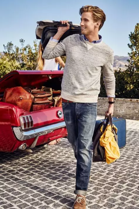 RJ King modeling anyar Tommy Hilfiger Spring / Summer 2015 Lookbook.