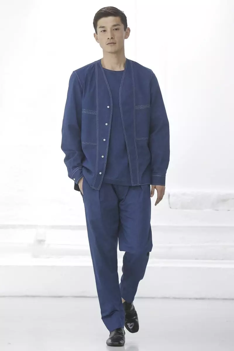 Christophe Lemaire, Herreklær vårsommer 2015 moteshow i Paris