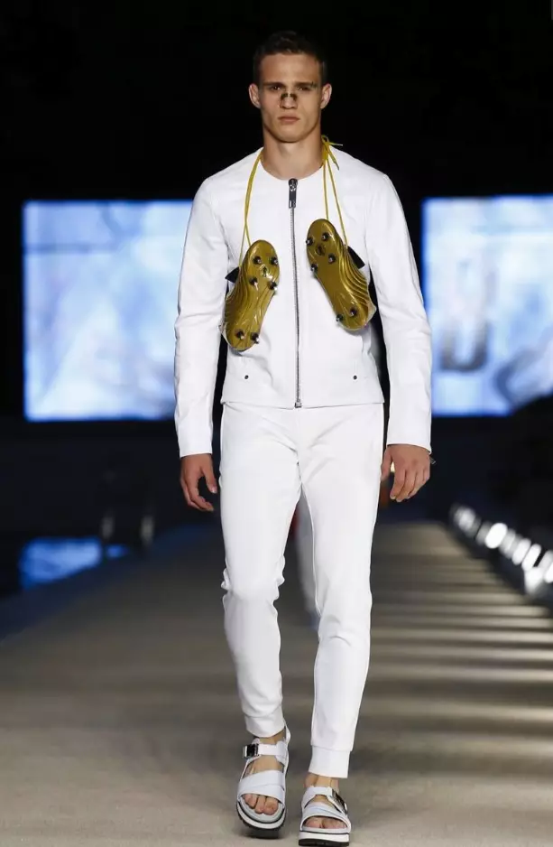 DIRK BIKKEMBERGS HOMME PRINTEMPS ÉTÉ 2017 MILAN (1)