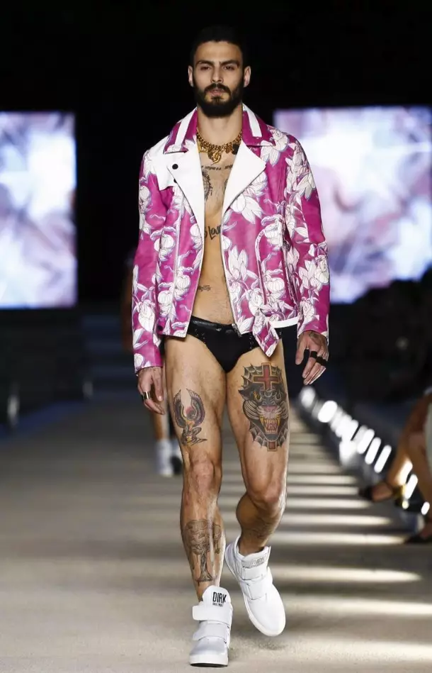 DIRK BIKKEMBERGS HOMME PRINTEMPS ÉTÉ 2017 MILAN (18)