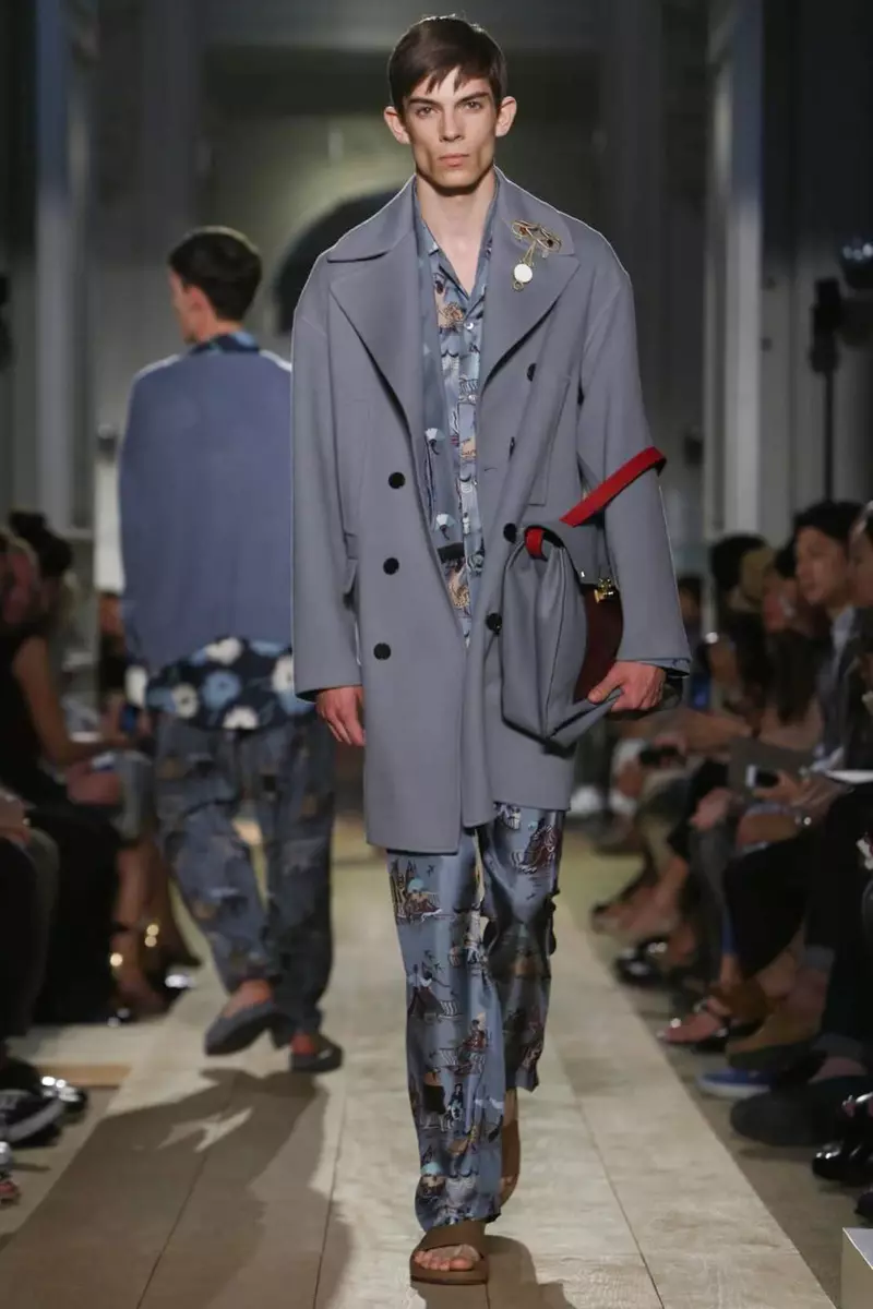 Valentino, Menswear, Spring Summer, 2015, Fashion Show នៅប៉ារីស