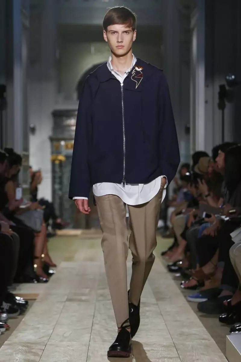 Valentino, Menswear, Caij nplooj ntoos hlav caij nplooj ntoos hlav, 2015, Fashion Show in Paris