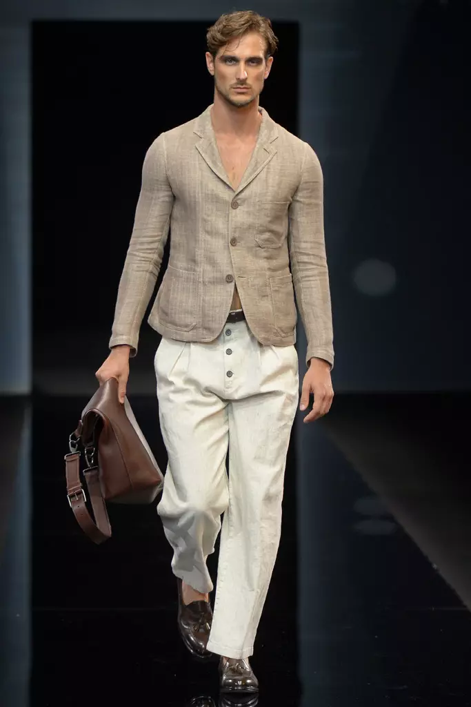 Giorgio Armani Spring ya Wanaume 2017