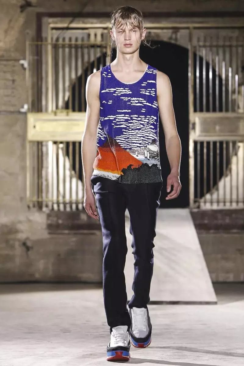 Raf Simons, Herretøj Forår Sommer 2015 Modeshow i Paris