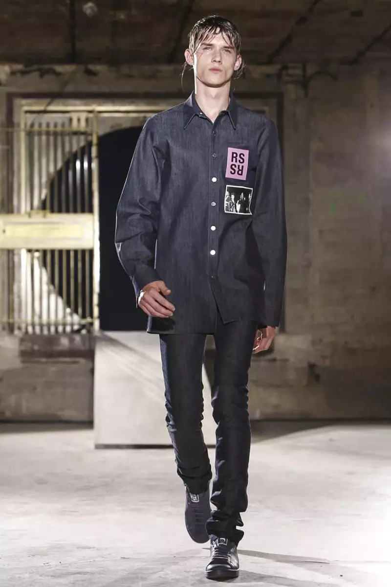 Raf Simons, Modevisning för herrkläder våren sommaren 2015 i Paris