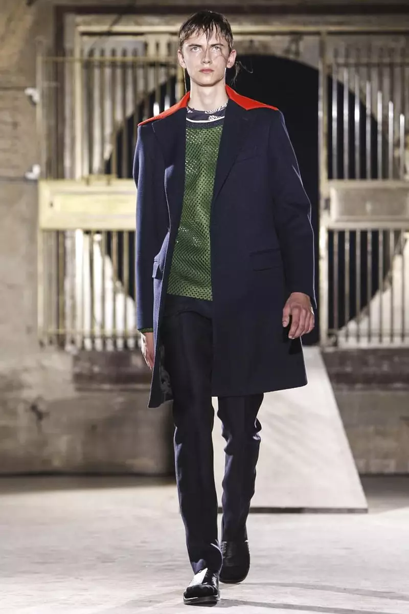 Raf Simons, Mansklere Lente-somer 2015-modeskou in Parys