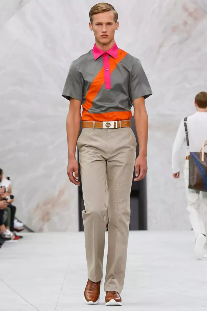 Louis Vuiton, Menswear, Spring Summer, 2015, Fashion Show នៅប៉ារីស