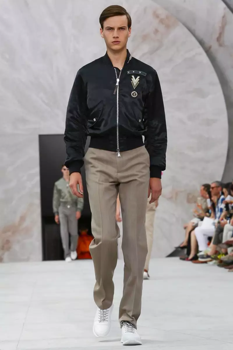 Louis Vuiton, Menswear, Caij nplooj ntoos hlav caij nplooj ntoos hlav, 2015, Fashion Show in Paris