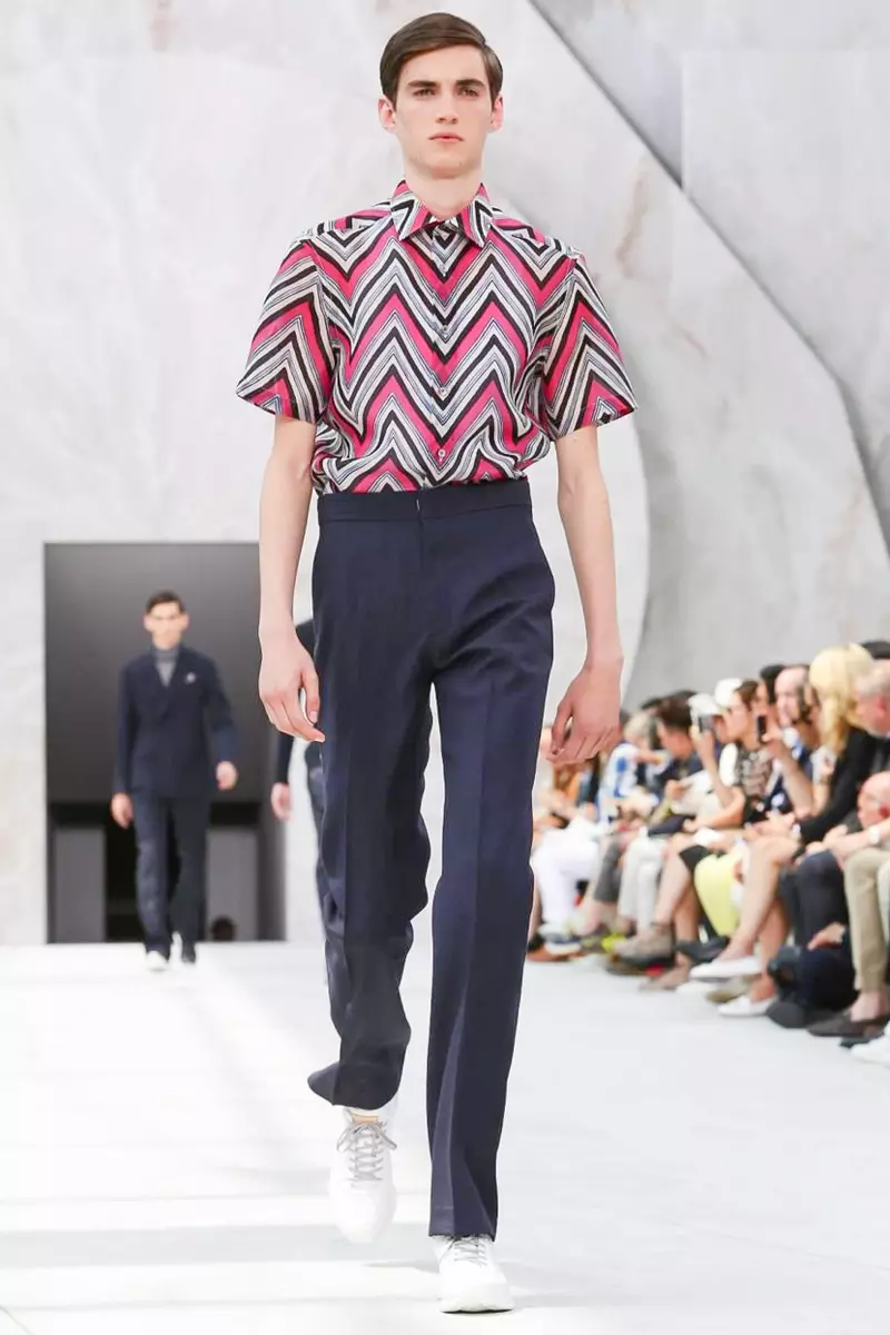 Louis Vuiton, Menswear, Spring Summer, 2015, Fashion Show នៅប៉ារីស