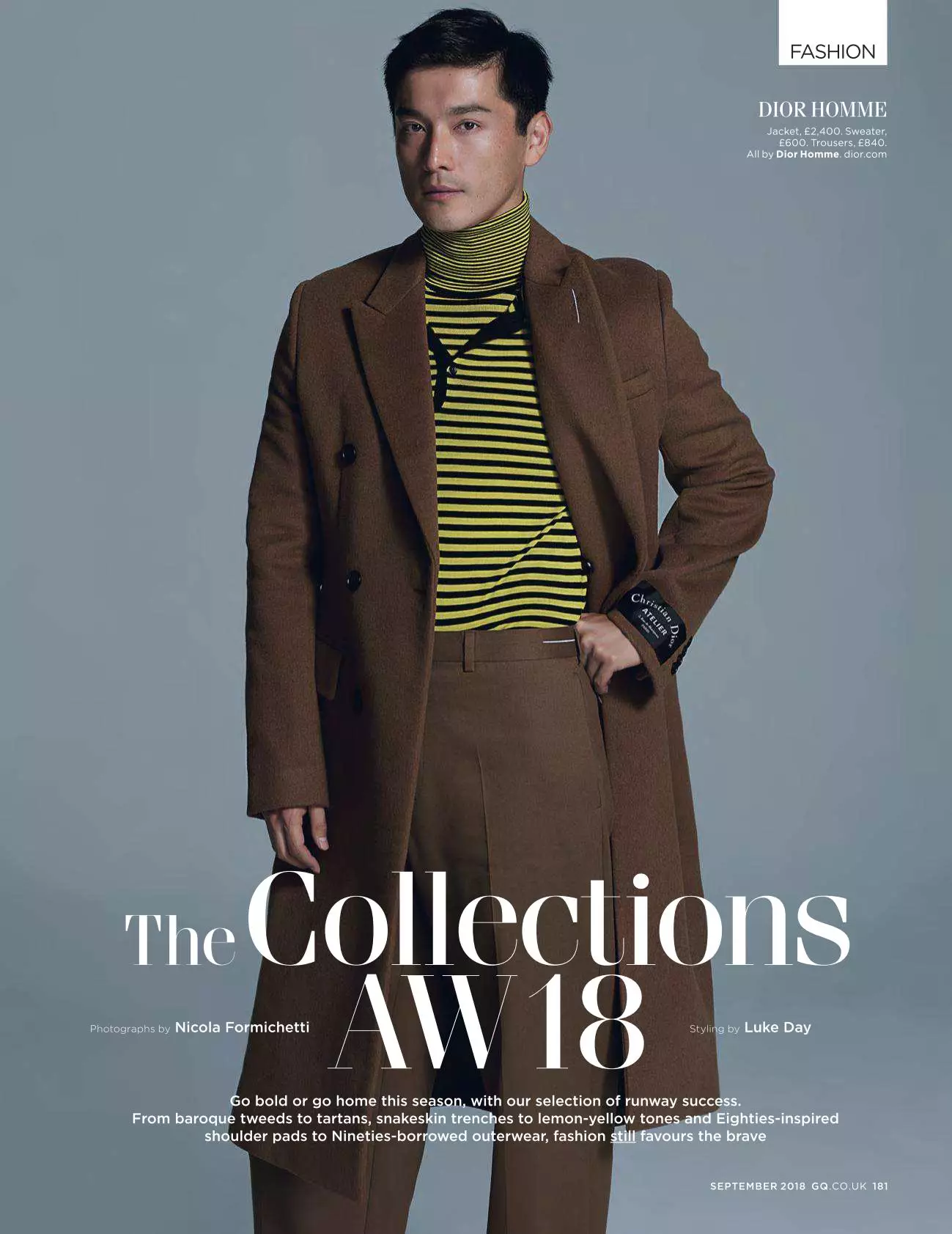 UK GQ september 2018: The Collections