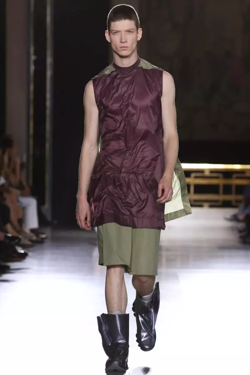 Rick Owens, uwe nwoke, Summer Summer, 2015, Ejiji Show na Paris