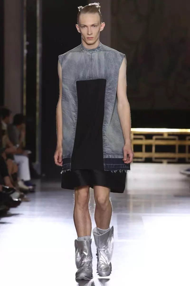 Rick Owens, Veshje për meshkuj, Pranverë Verë, 2015, Shfaqje e Modës në Paris