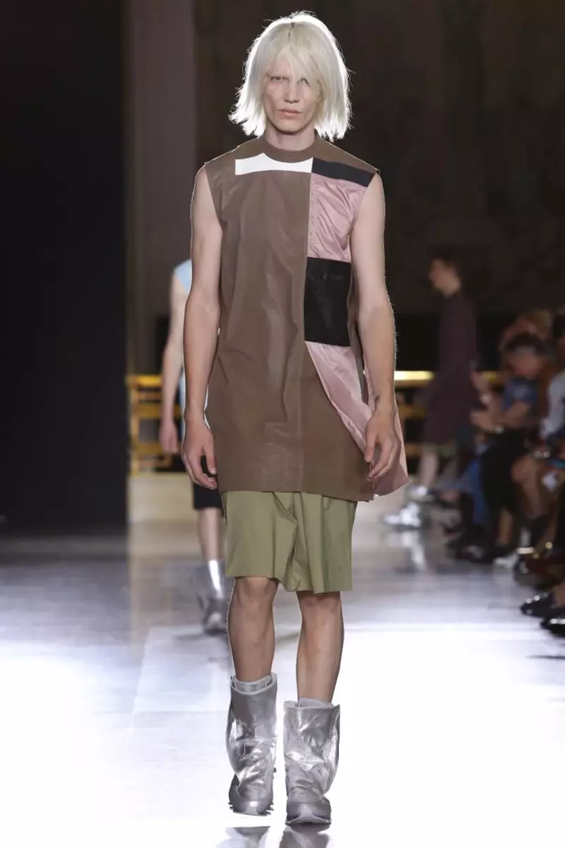 Rick Owens, Akanjo lehilahy, Lohataona fahavaratra, 2015, Fashion Show any Paris