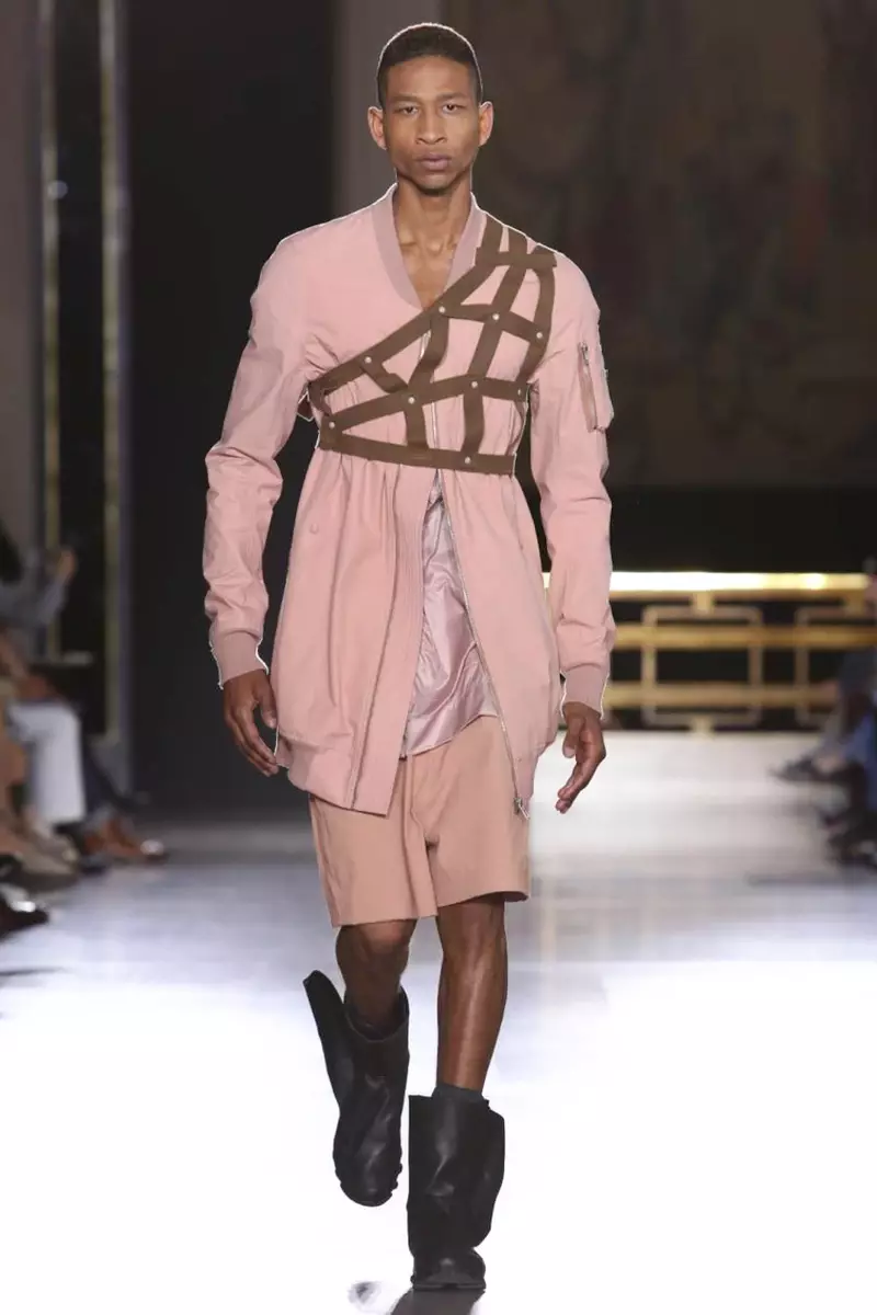 Rick Owens, Pánské oblečení, jaro léto, 2015, módní přehlídka v Paříži