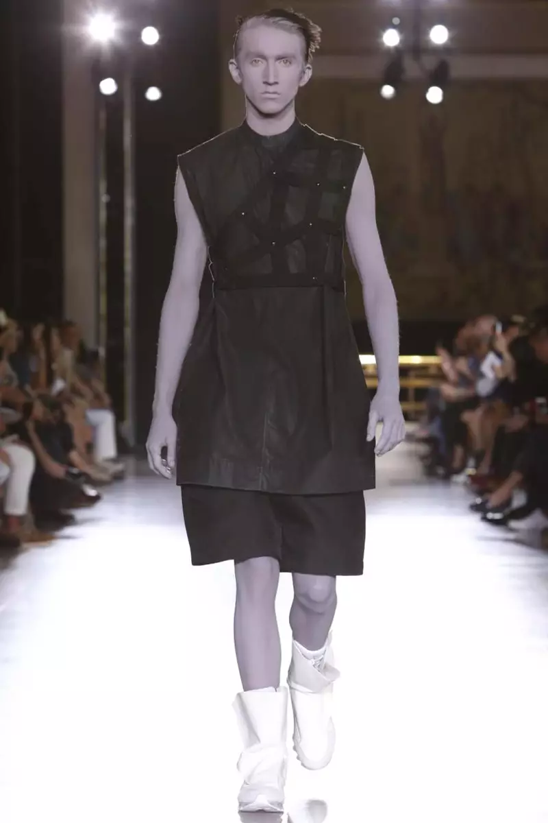 Rick Owens, Männer Kleeder, Fréijoer Summer, 2015, Moudeschau zu Paräis