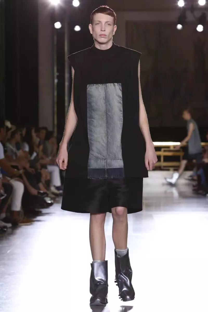 Rick Owens, pánske oblečenie, jar leto, 2015, módna prehliadka v Paríži