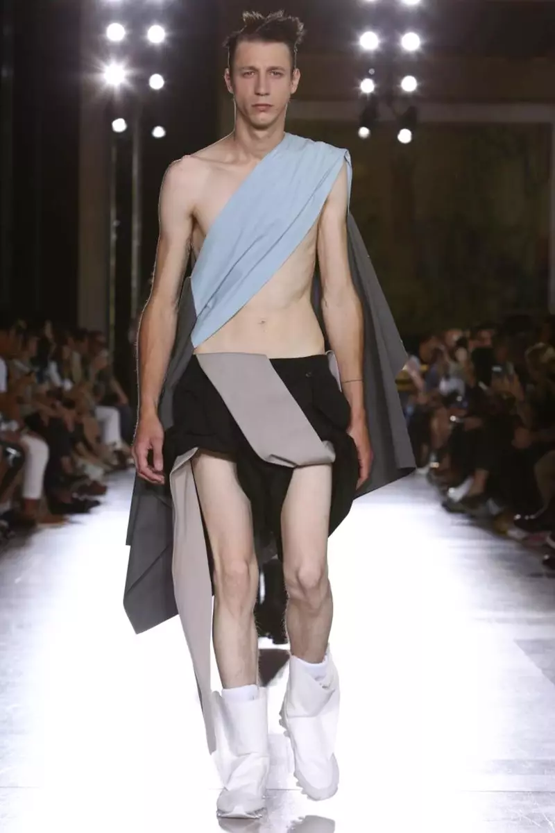 Rick Owens, Herrkläder, Vårsommar, 2015, Modevisning i Paris