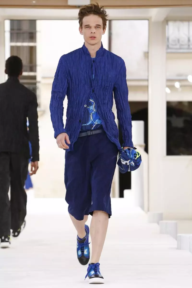 Issey Miyake Men, moda masculina, primavera / verão 2015, desfile de moda em Paris