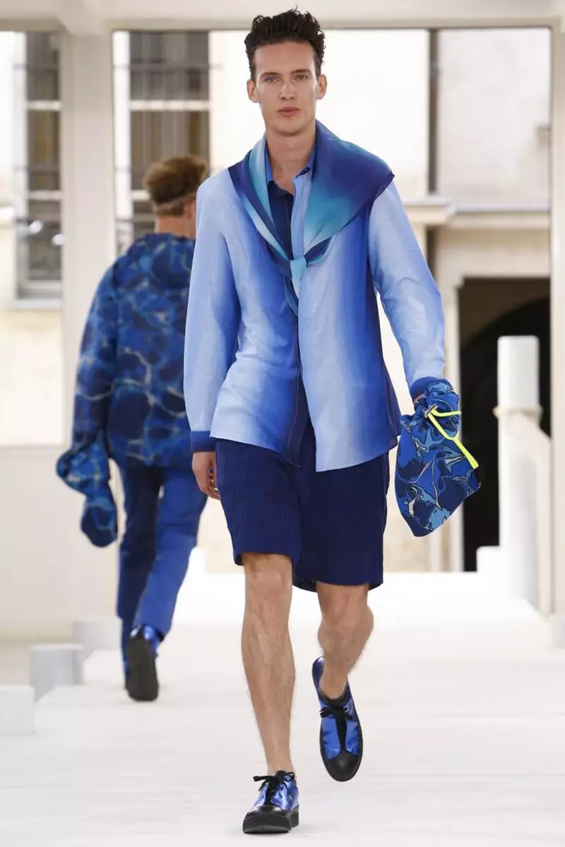 Issey Miyake Men, Menswear, Spring Summer, 2015, Sioe Ffasiwn ym Mharis