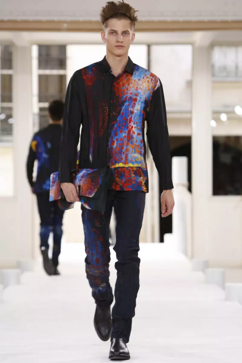 Issey Miyake Men, Herrafatnaður, Vor sumar, 2015, Tískusýning í París