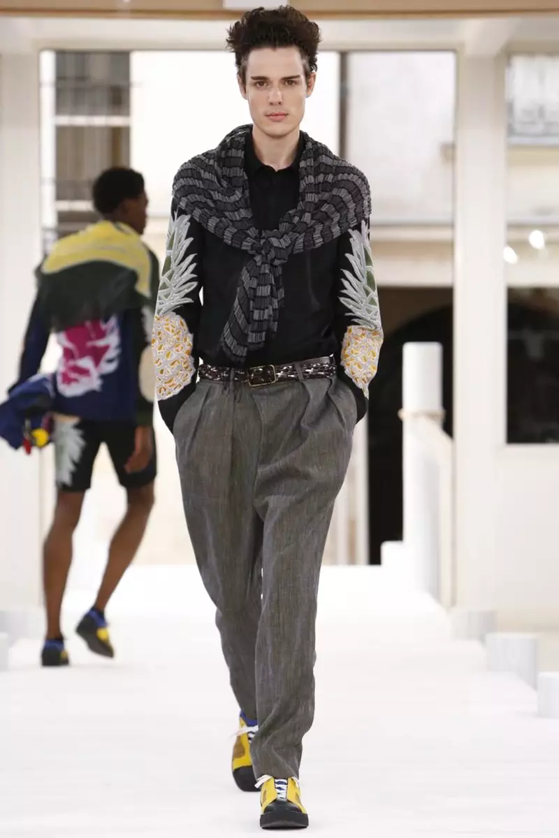 Issey Miyake Men, Menswear, Spring Summer, 2015, Fashion Show នៅប៉ារីស