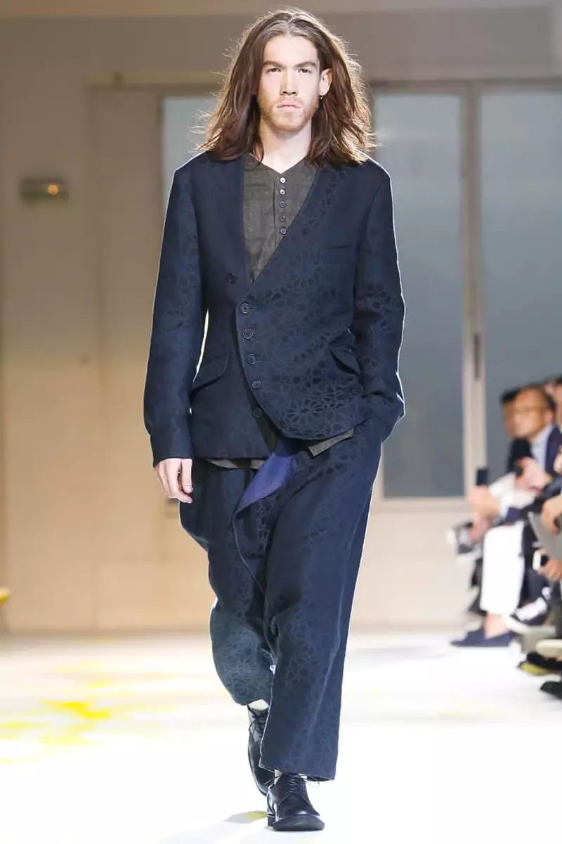 Yohji Yamamoto, Menswear, বসন্ত গ্রীষ্ম, 2015, প্যারিসে ফ্যাশন শো