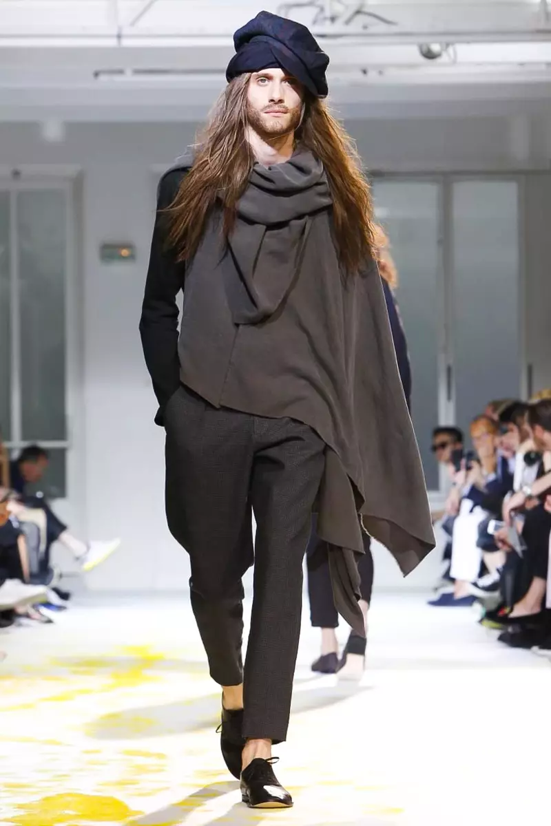 Yohji Yamamoto, ஆண்கள் ஆடைகள், வசந்த கோடை, 2015, பாரிஸில் பேஷன் ஷோ