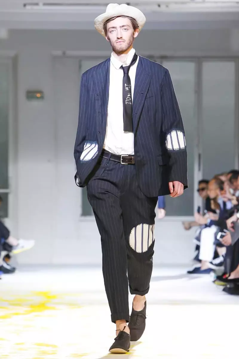 Yohji Yamamoto, Abbigliamento uomo, Primavera Estate 2015, Sfilata di moda a Parigi