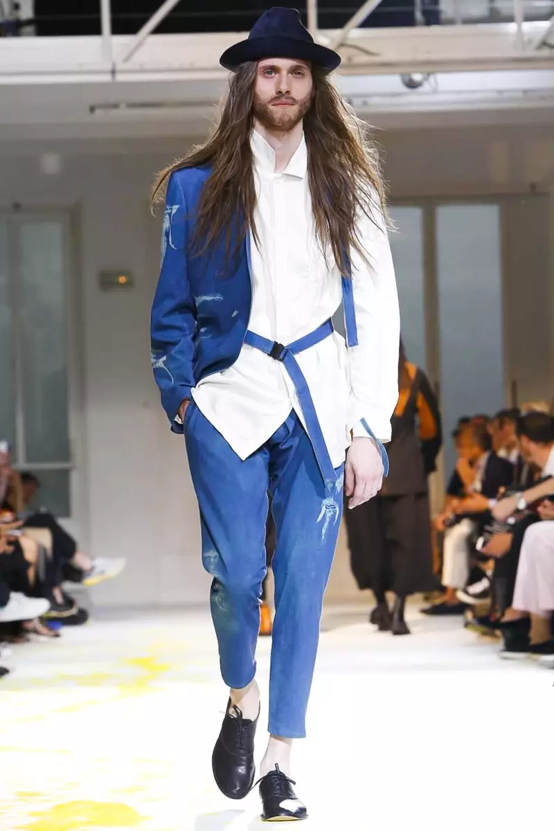 Yohji Yamamoto, Pakaian Pria, Musim Semi Musim Panas, 2015, Peragaan Busana di Paris