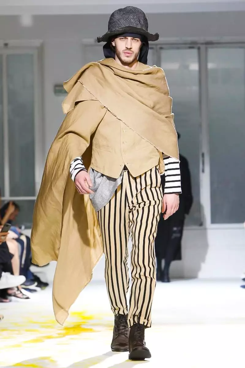 Yohji Yamamoto, Moda masculina, Primavera Verano, 2015, Desfile de moda en París