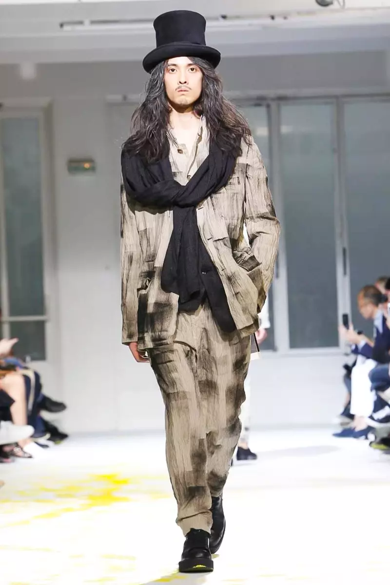 Yohji Yamamoto, Menswear, Spring Summer, 2015, Fashion Show yn Parys