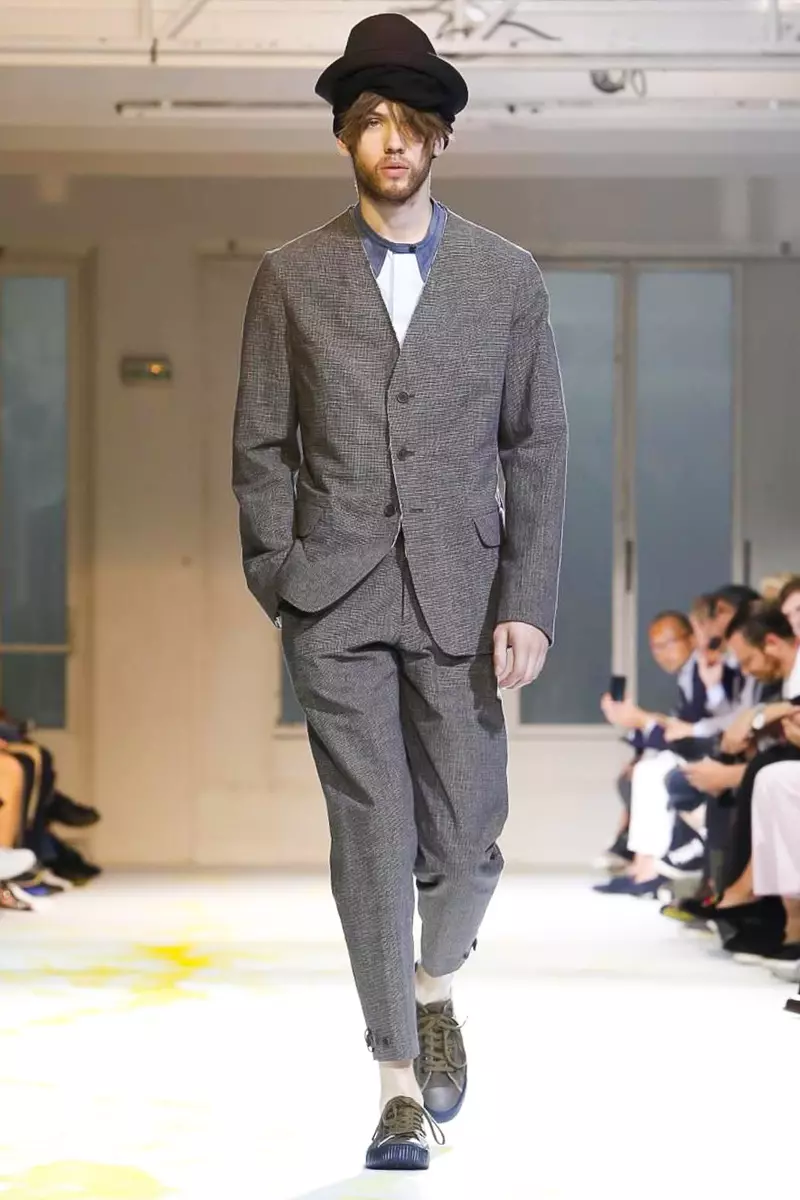 Yohji Yamamoto, pánské oblečení, jaro léto, 2015, módní přehlídka v Paříži