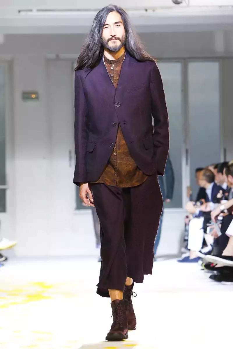 Yohji Yamamoto, ஆண்கள் ஆடைகள், வசந்த கோடை, 2015, பாரிஸில் பேஷன் ஷோ