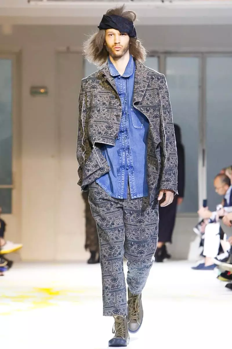 Yohji Yamamoto, 남성복, 2015 봄 여름, 파리 패션쇼