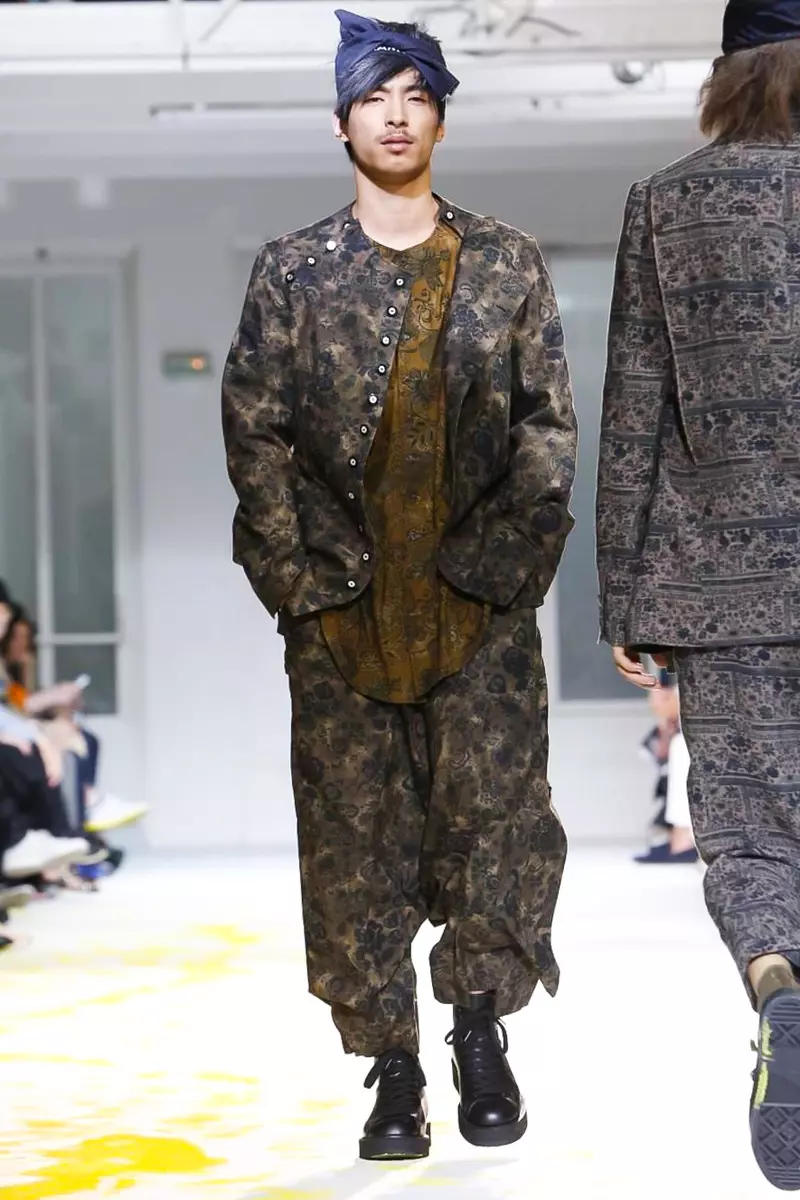 Yohji Yamamoto, Menswear, Spring Summer, 2015, Fashion Show នៅប៉ារីស