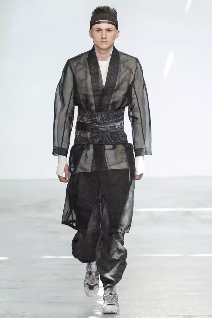 Desfile de Boris Bidjan Saberi, primavera verán 2017, Semana da Moda Masculina de París, Francia - 23 de xuño de 2016