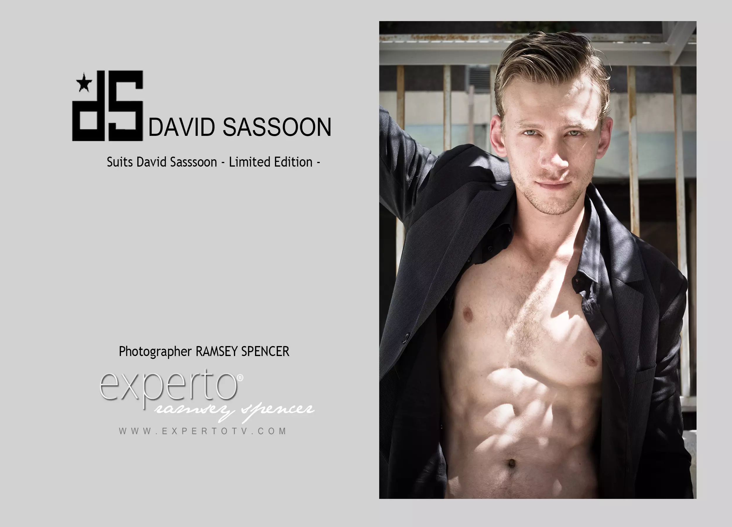 Traxe David Sasson Fotografiado por Ramsey Spencer0