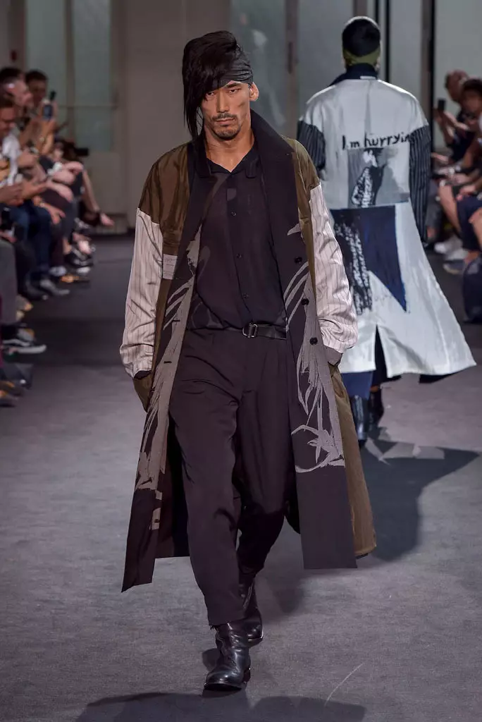 Yohji Yamamoto vīriešu 2017. gada pavasaris