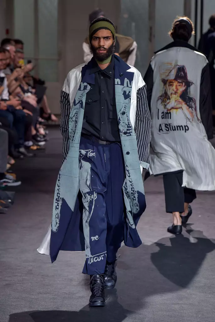 Yohji Yamamoto барои мардон баҳори 2017