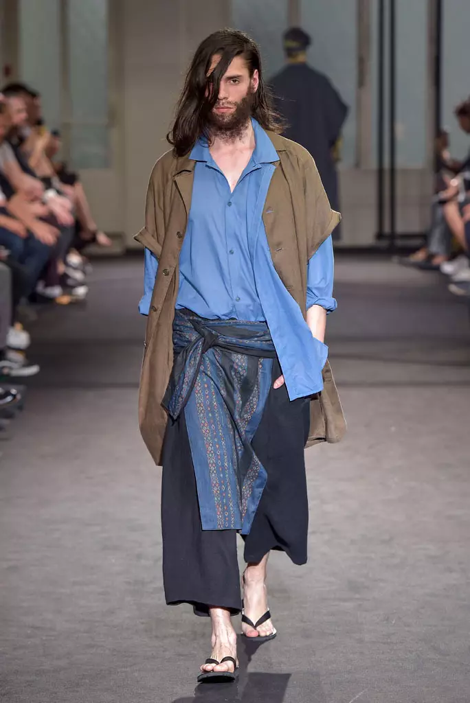 Yohji Yamamoto Erkekleriň bahary 2017