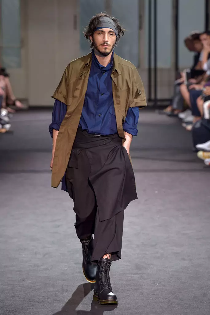 Yohji Yamamoto Gizonezkoen 2017ko udaberria