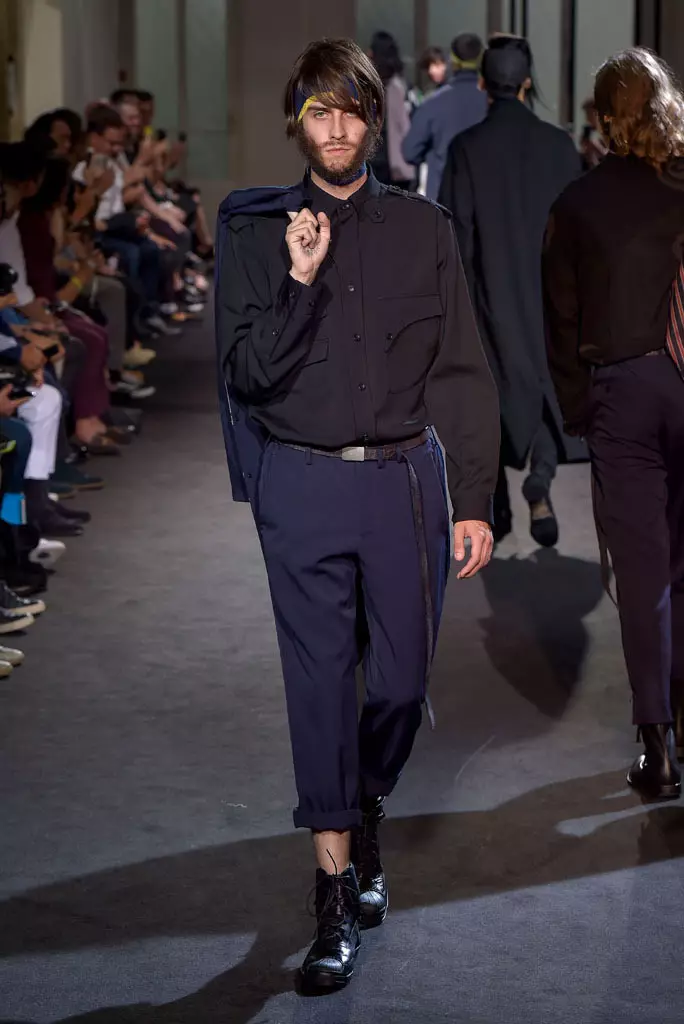 Yohji Yamamoto පිරිමි වසන්තය 2017