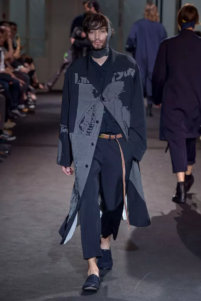 Yohji Yamamoto эркектер жазы 2017