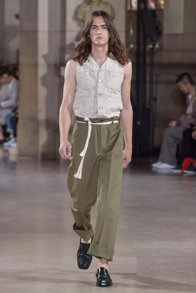 Maison Margiela, prentan ete 2017, Paris Men's Fashion Week, Frans - 24 jen 2016