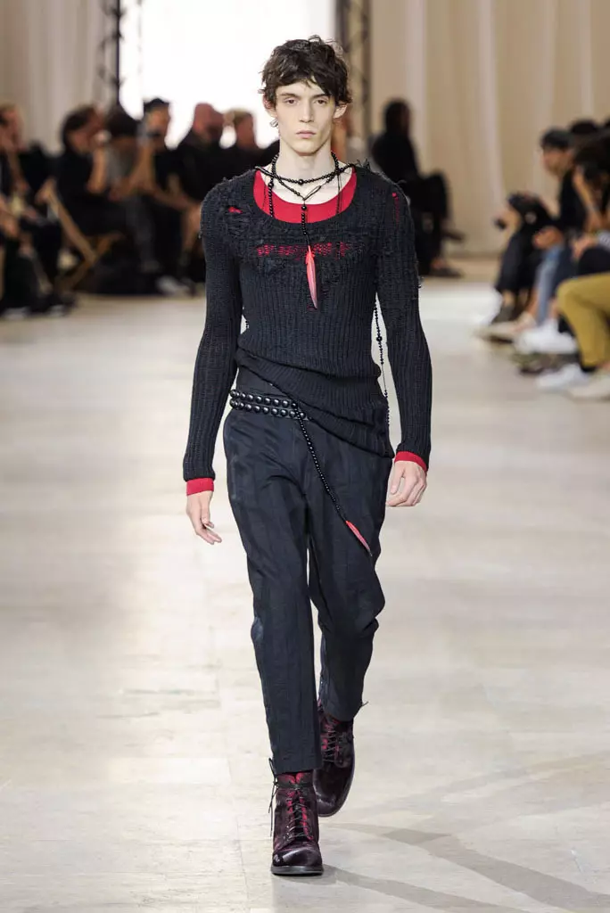 Ann Demeulemeenster defilesi, ilkbahar yaz 2017, Paris Erkek Moda Haftası, Fransa - 24 Haziran 2016