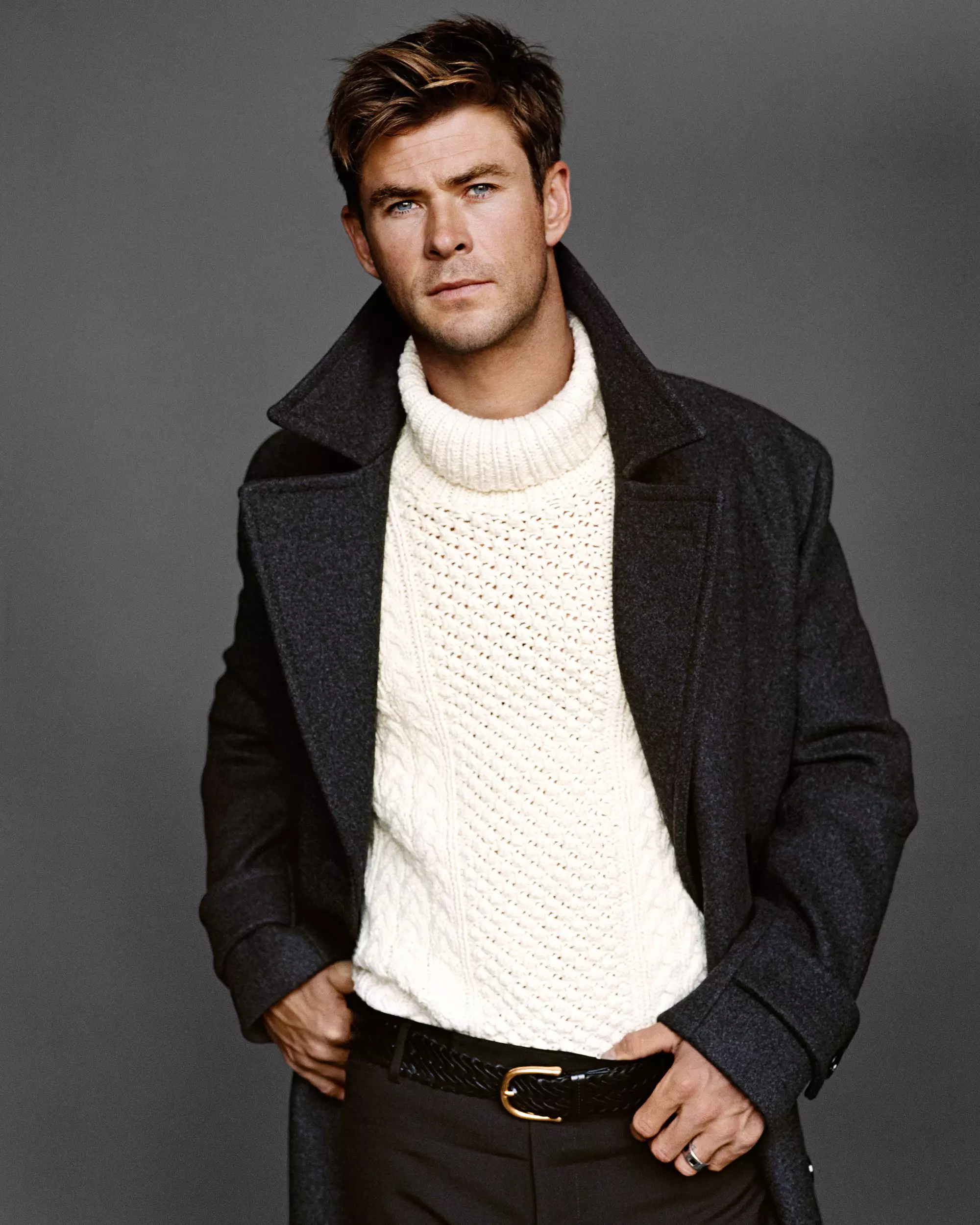 Chris Hemsworth aktorea GQ USerako 2018ko irailean